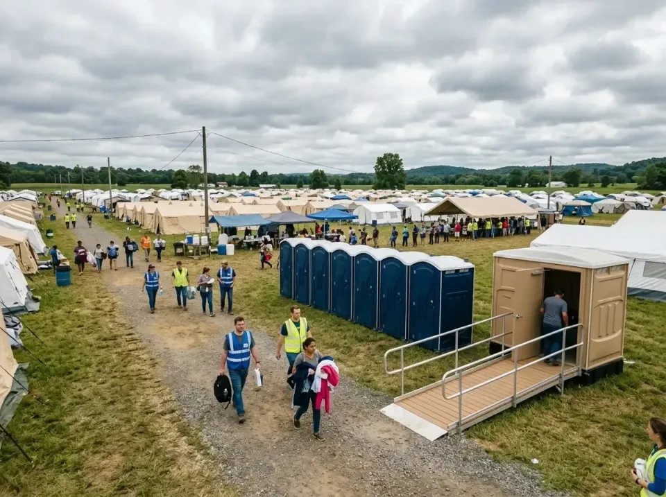 disaster-relief-camp-restrooms-010 — frequently asked questions, Dumpster & Portable Bathrooms Rental in Filer, ID